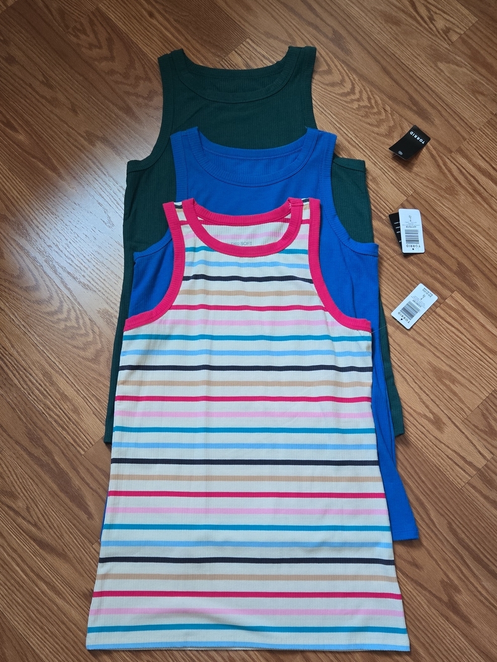 Lot of 3 - Torrid Super Soft Ribbed High Neck Tanks